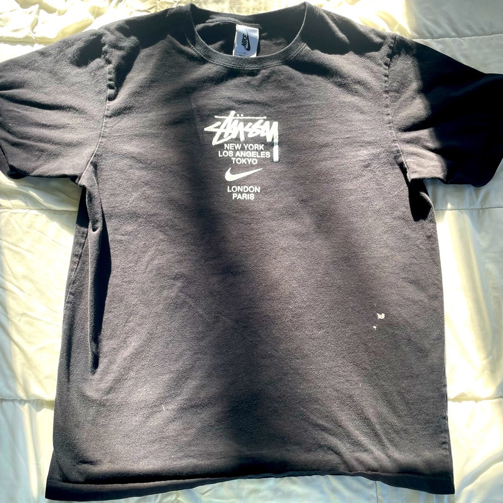 Nike Stussy Worldwide Black Tee